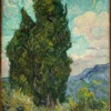 Vincent van Gogh - Cypresses