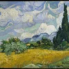 Vincent van Gogh - Wheat Field with Cypresses