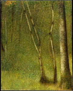 Georges Seurat - The Forest at Pontaubert