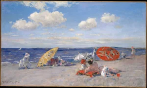 William Merritt Chase - At the Seaside