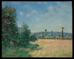 Alfred Sisley - Sahurs Meadows in Morning Sun