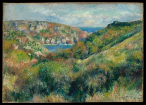 Auguste Renoir - Hills around the Bay of Moulin Huet, Guernsey