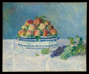 Auguste Renoir - Still Life with Peaches and Grapes