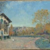 Alfred Sisley - View of Marly-le-Roi from Coeur-Volant