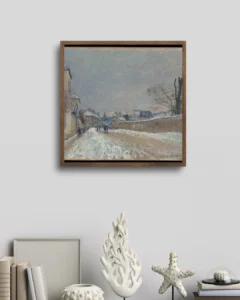 Alfred Sisley - Rue Eugène Moussoir at Moret: Winter