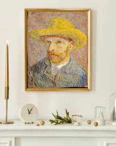 Vincent van Gogh - Self-Portrait with a Straw Hat