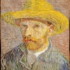 Vincent van Gogh - Self-Portrait with a Straw Hat