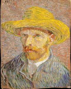 Vincent van Gogh - Self-Portrait with a Straw Hat